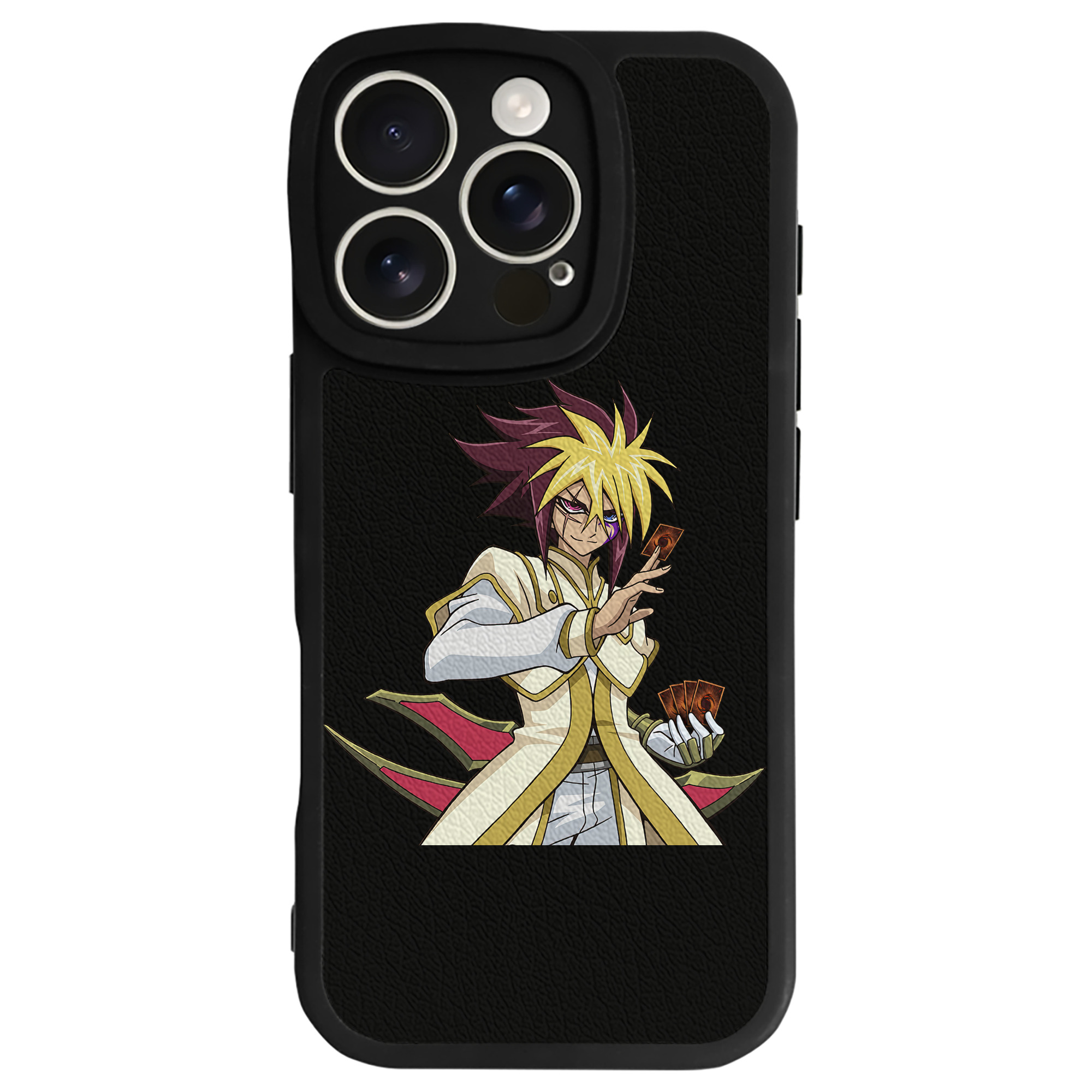 遊☆戯☆王 Yu-Gi-Oh! 【iPhone 16シリーズ対応】シリコンスマホケース（レザー調） 材質：シリコン